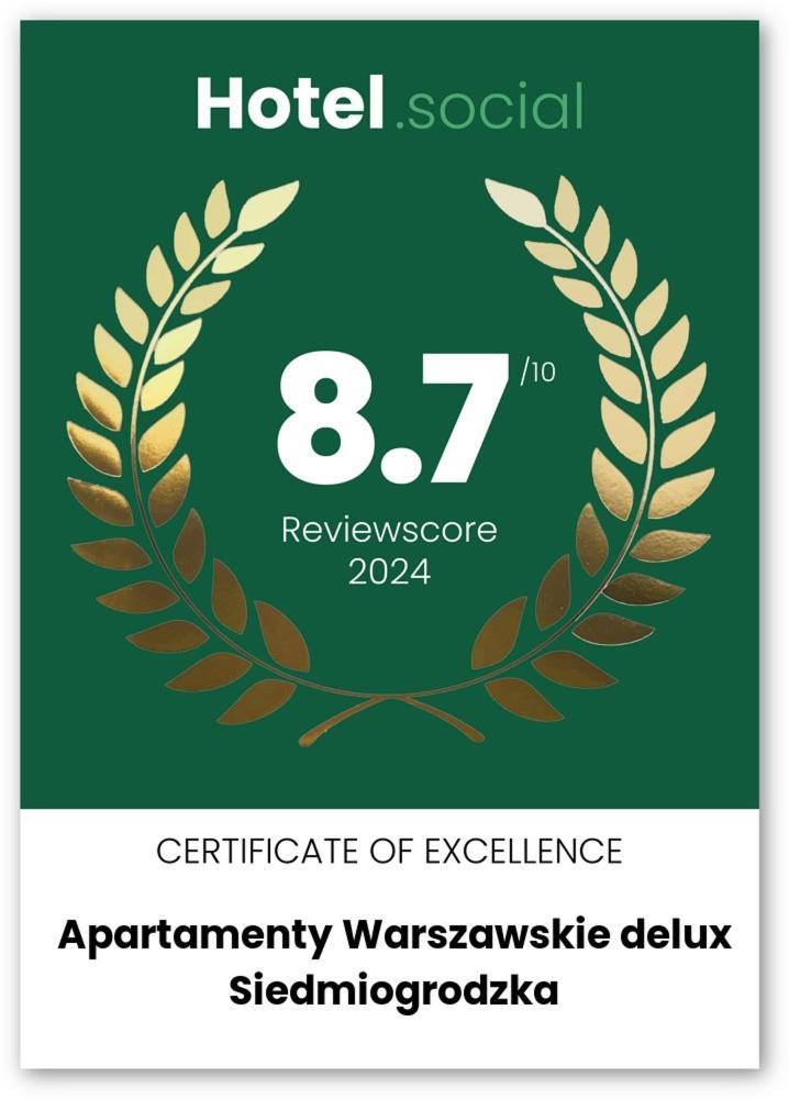 Apartamenty Warszawskie Delux Siedmiogrodzka وارسو المظهر الخارجي الصورة